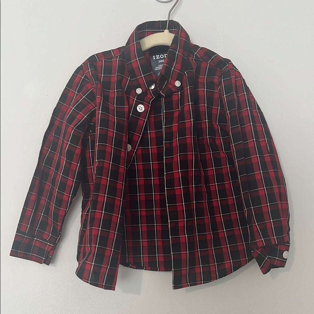 24 Months / 2T Plaid Button Ups - 3 Total - Picture 2 of 4